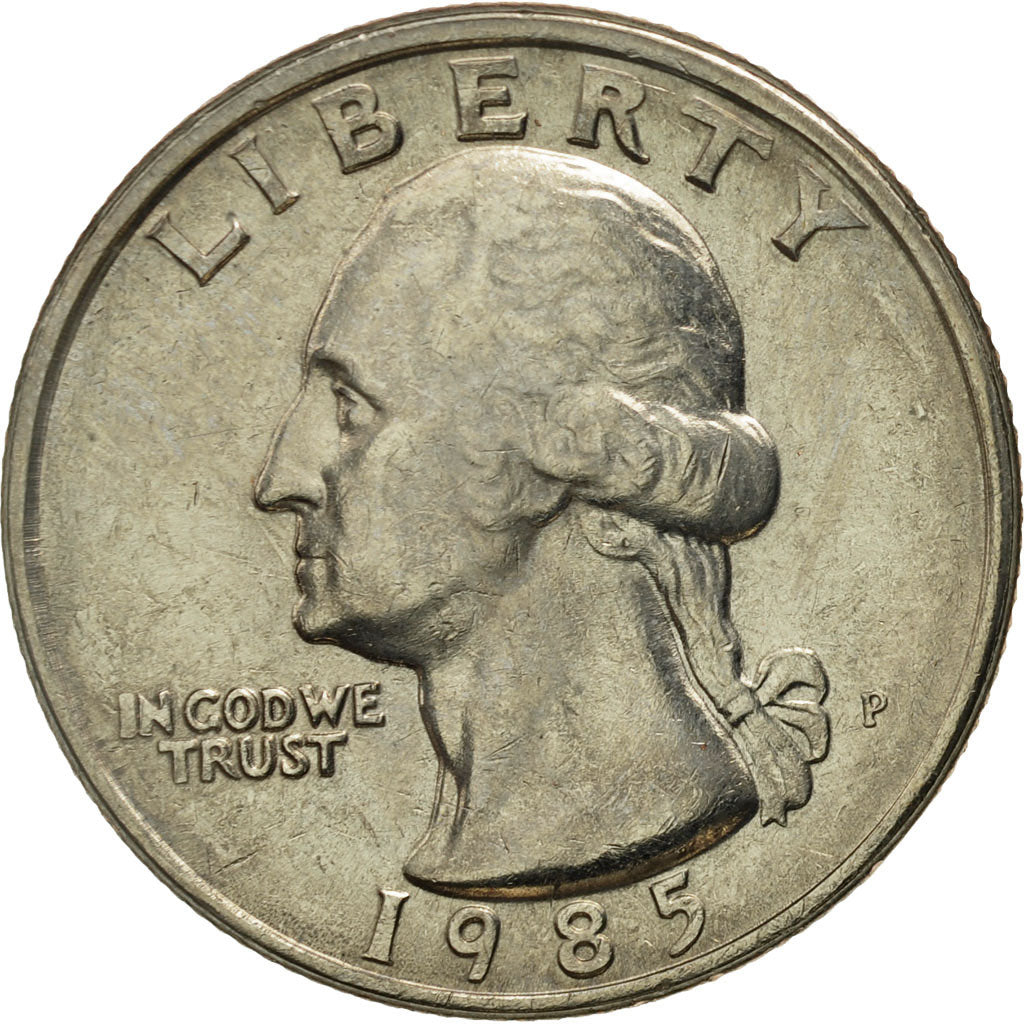 Coin, United States, Washington Quarter, Quarter, 1985, U.S. Mint, Philadelphia