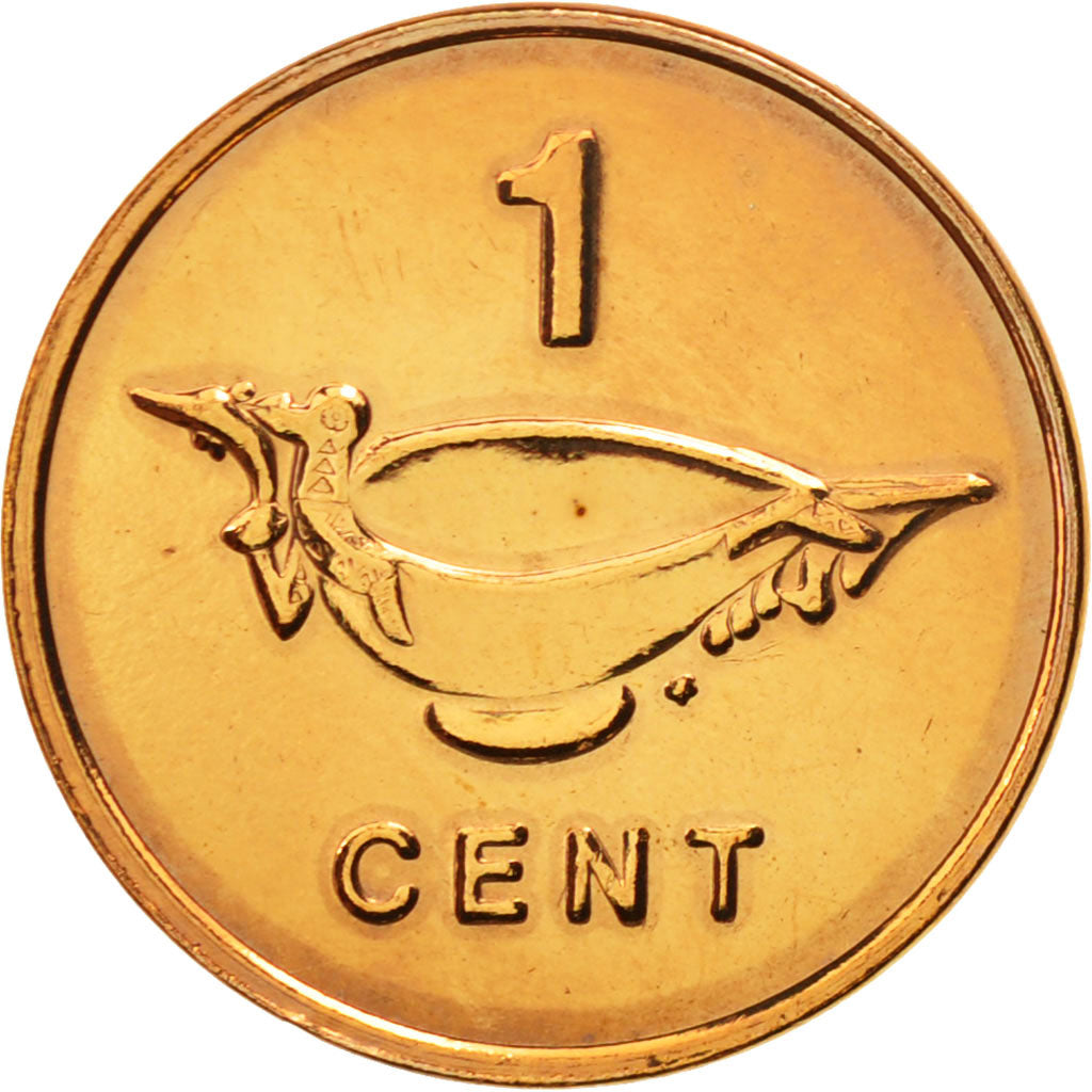 Coin, Solomon Islands, Elizabeth II, Cent, 1980, MS(65-70), Bronze, KM:1