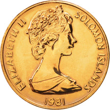 Isole Salomone, 2 Cents, 1981, FDC, Bronzo, KM:2