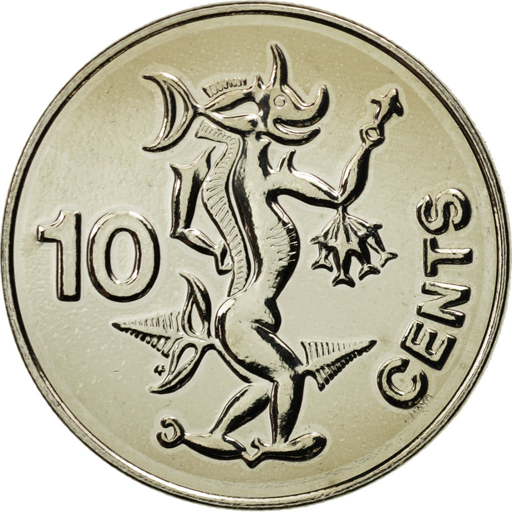 Coin, Solomon Islands, 10 Cents, 1978, MS(65-70), Copper-nickel, KM:4