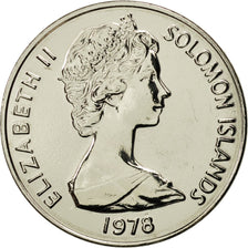 Solomon Islands, 20 Cents, 1978, MS(65-70), Copper-nickel, KM:5