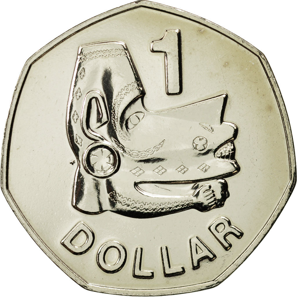 Solomon Islands, Dollar, 1978, MS(65-70), Copper-nickel, KM:6