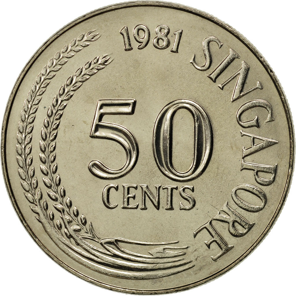 Monnaie, Singapour, 50 Cents, 1981, Singapore Mint, FDC, Copper-nickel, KM:5