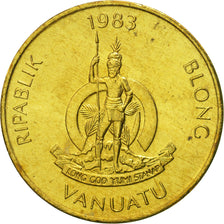 Monnaie, Vanuatu, 2 Vatu, 1983, British Royal Mint, FDC, Nickel-brass, KM:4