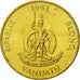 Coin, Vanuatu, 2 Vatu, 1983, British Royal Mint, MS(65-70), Nickel-brass, KM:4