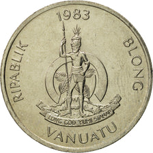 Coin, Vanuatu, 10 Vatu, 1983, British Royal Mint, MS(65-70), Copper-nickel, KM:6