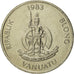 Coin, Vanuatu, 10 Vatu, 1983, British Royal Mint, MS(65-70), Copper-nickel, KM:6