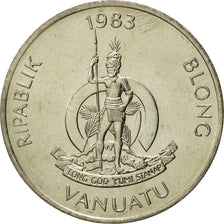 Coin, Vanuatu, 20 Vatu, 1983, British Royal Mint, MS(65-70), Copper-nickel, KM:7