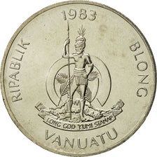 Moneta, Vanuatu, 50 Vatu, 1983, British Royal Mint, FDC, Rame-nichel, KM:8