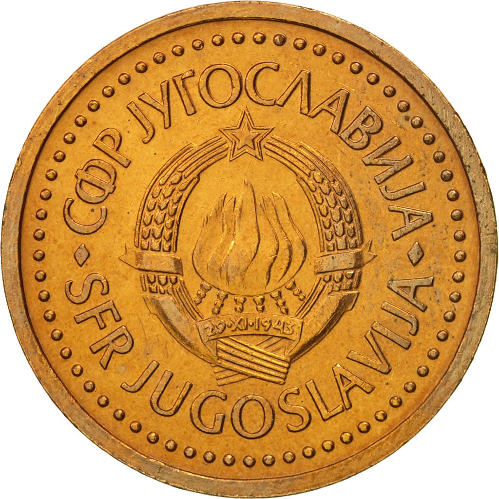 Yugoslavia, 50 Para, 1982, MS(65-70), Bronze, KM:85