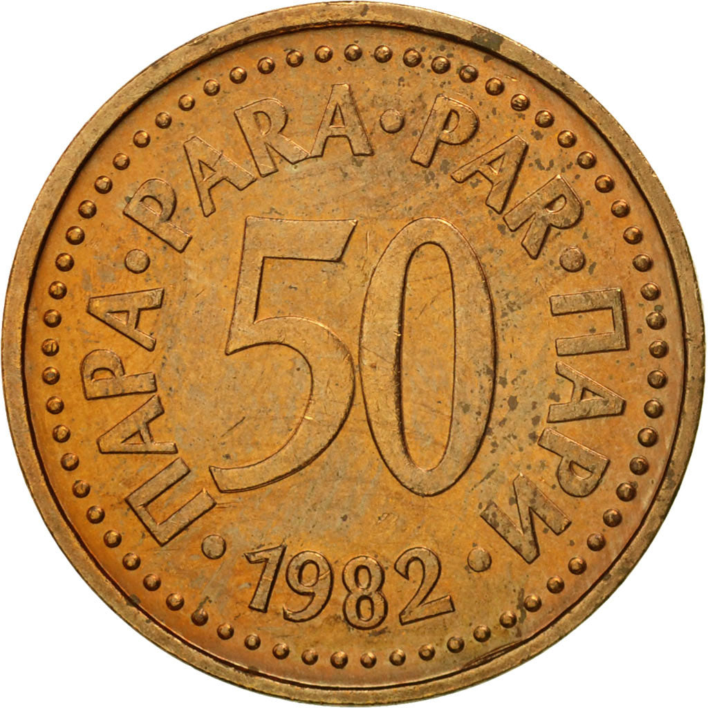 Yugoslavia, 50 Para, 1982, MS(65-70), Bronze, KM:85