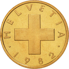 Coin, Switzerland, Rappen, 1982, Bern, MS(65-70), Bronze, KM:46