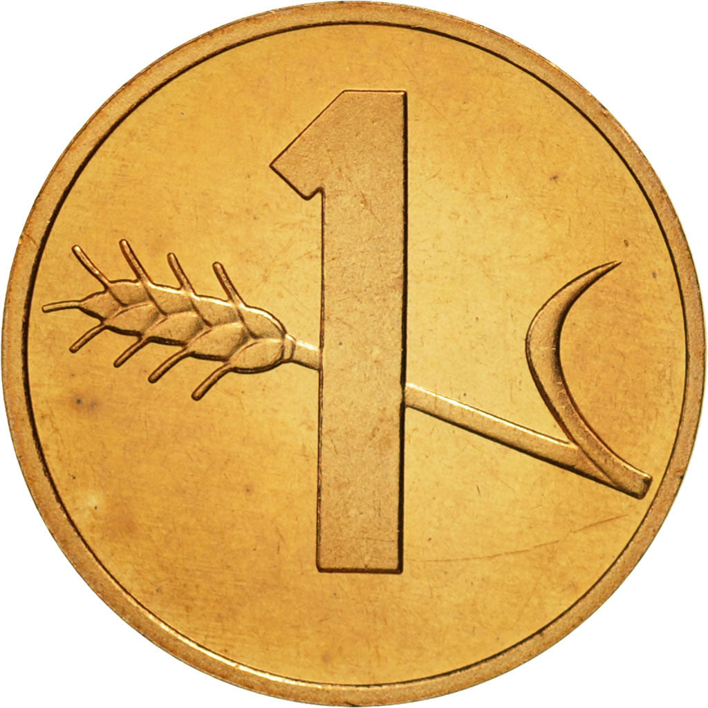 Coin, Switzerland, Rappen, 1982, Bern, MS(65-70), Bronze, KM:46