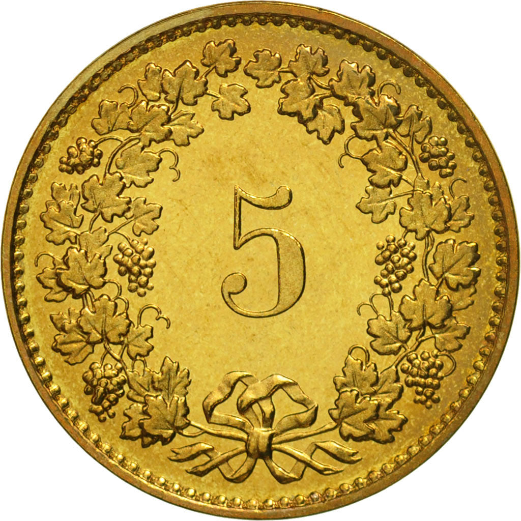 Monnaie, Suisse, 5 Rappen, 1983, Bern, FDC, Aluminum-Bronze, KM:26c