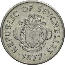 Seychelles, Cent, 1977, British Royal Mint, FDC, Alluminio, KM:30