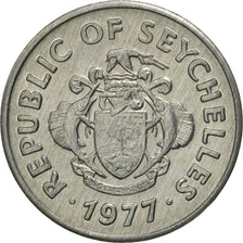 Seychelles, Cent, 1977, British Royal Mint, MS(65-70), Aluminum, KM:30