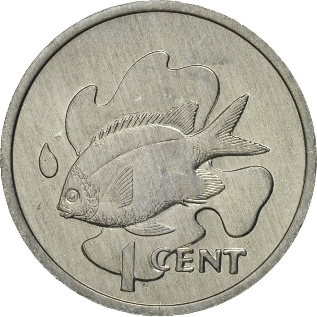 Seychelles, Cent, 1977, British Royal Mint, MS(65-70), Aluminum, KM:30
