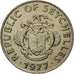 Coin, Seychelles, 50 Cents, 1977, British Royal Mint, MS(65-70), Copper-nickel