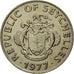 Coin, Seychelles, 50 Cents, 1977, British Royal Mint, MS(65-70), Copper-nickel
