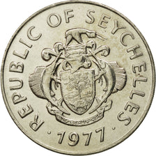 Coin, Seychelles, Rupee, 1977, British Royal Mint, MS(65-70), Copper-nickel