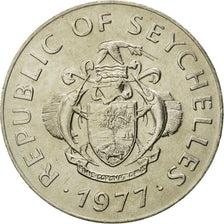 Seychelles, 10 Rupees, 1977, British Royal Mint, FDC, Cobre - níquel, KM:37