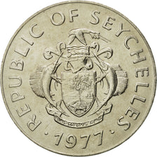 Seychelles, 10 Rupees, 1977, British Royal Mint, MS(65-70), Copper-nickel, KM:37