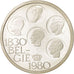 Belgio, 500 Francs, 500 Frank, 1980, FDC, Argento, KM:162a