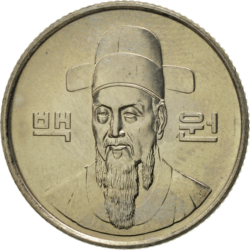 KOREA-SOUTH, 100 Won, 1983, MS(65-70), Copper-nickel, KM:35.1
