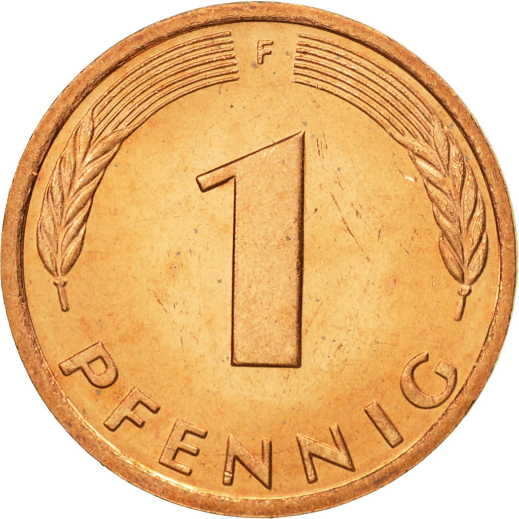 Coin, GERMANY - FEDERAL REPUBLIC, Pfennig, 1987, Stuttgart, MS(65-70), Copper