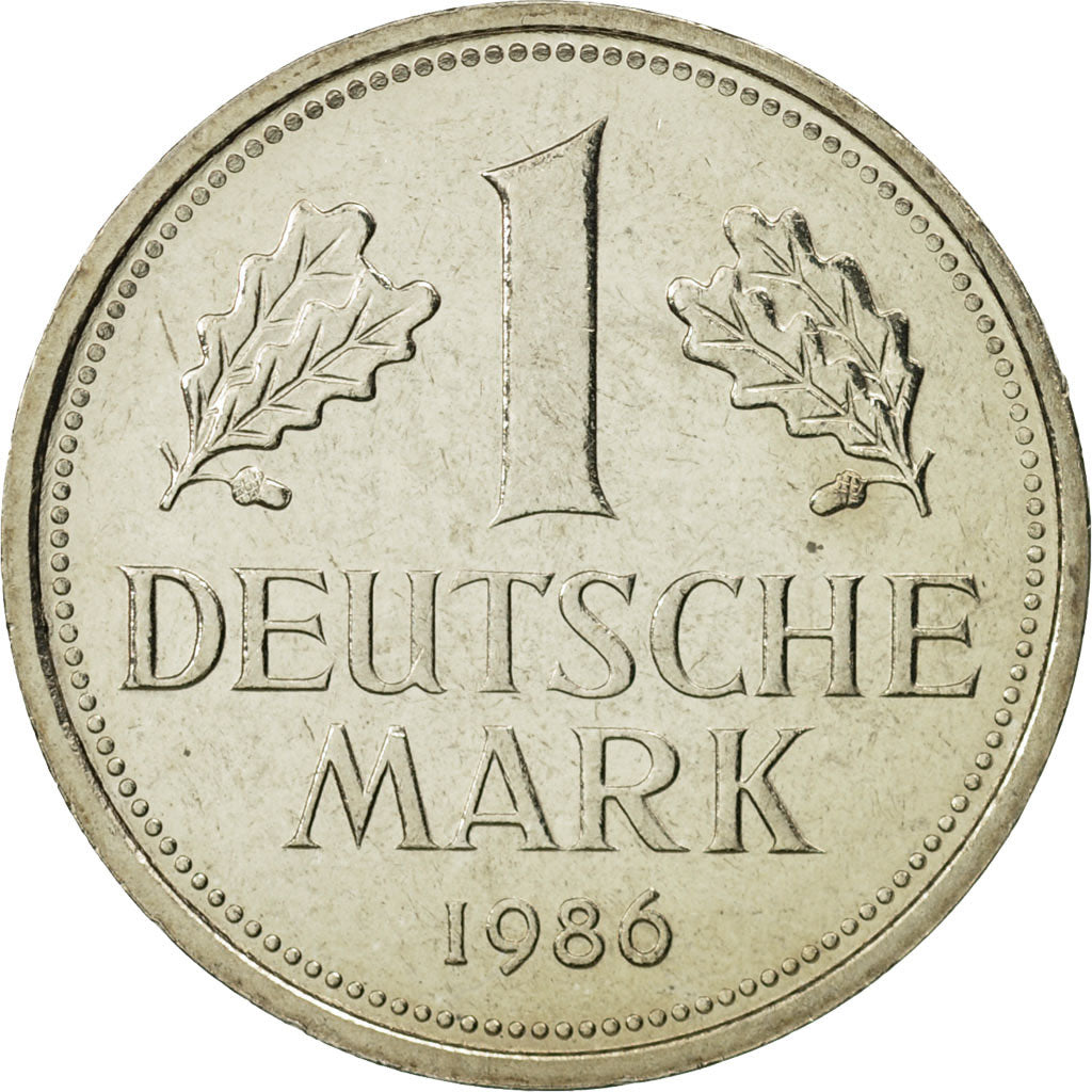 Coin, GERMANY - FEDERAL REPUBLIC, Mark, 1986, Stuttgart, MS(65-70)