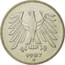 GERMANY - FEDERAL REPUBLIC, 5 Mark, 1987, Karlsruhe, MS(65-70), Copper-Nickel