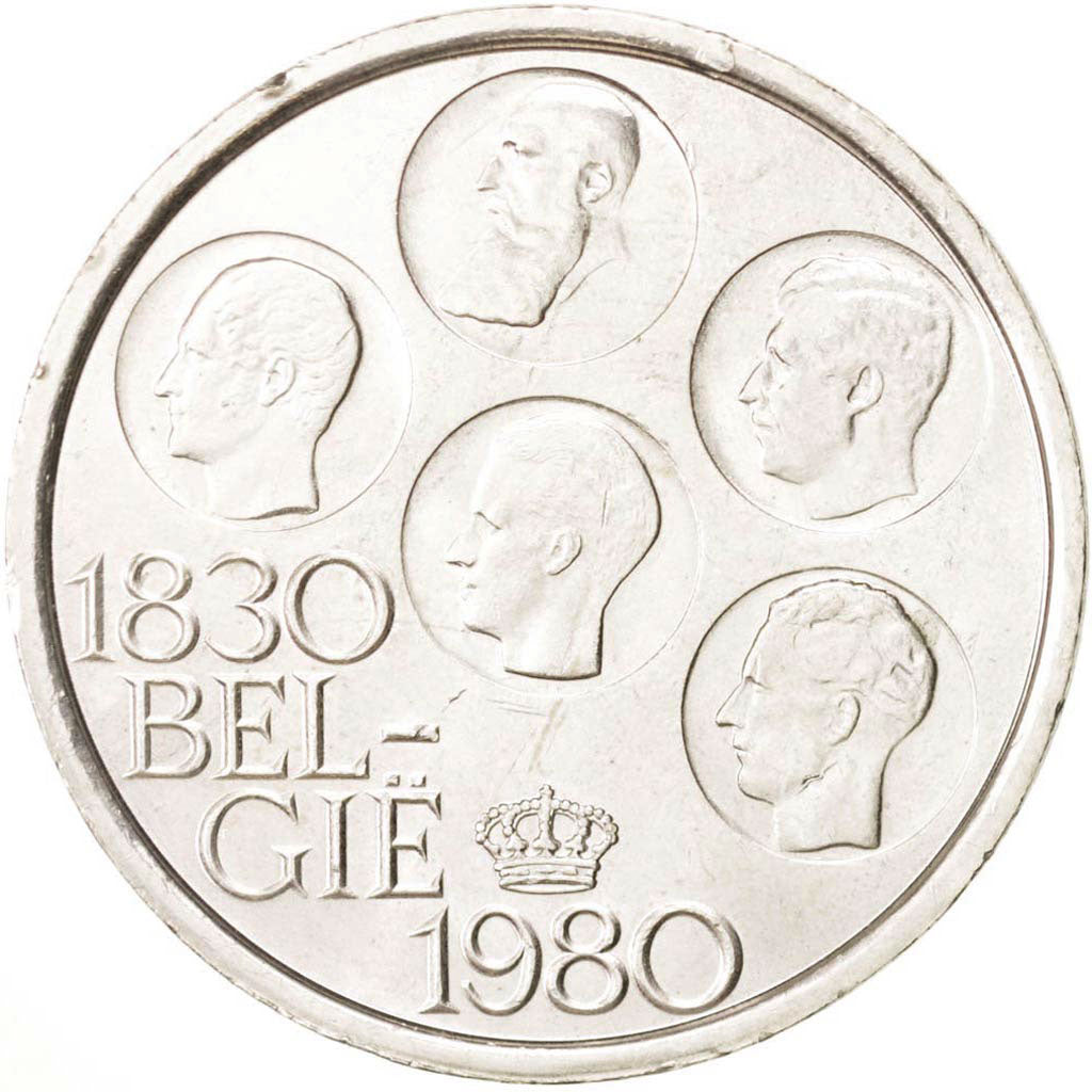 Belgio, 500 Francs, 500 Frank, 1980, SPL-, Rame-nichel ricoperto in argento,...