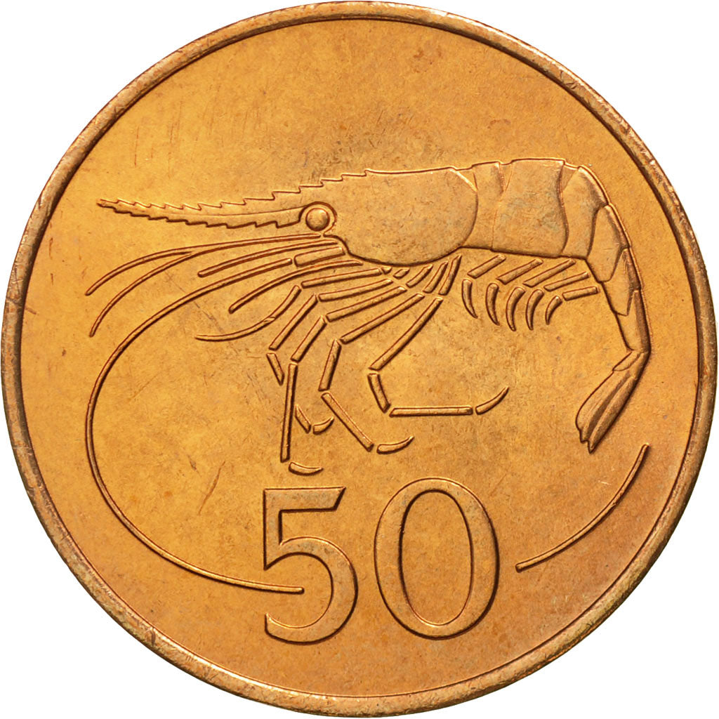 Iceland, 50 Aurar, 1981, FDC, Bronze, KM:26