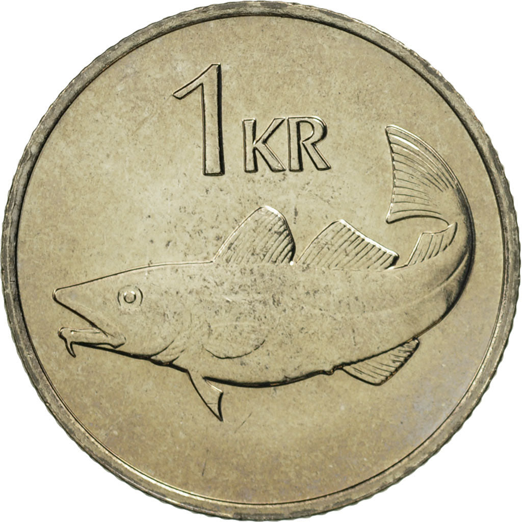 Coin, Iceland, Krona, 1981, MS(65-70), Copper-nickel, KM:27