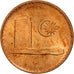 Coin, Malaysia, Sen, 1983, MS(63), Copper Clad Steel, KM:1a