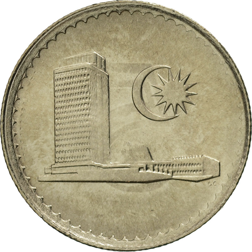 Coin, Malaysia, 5 Sen, 1982, Franklin Mint, MS(65-70), Copper-nickel, KM:2