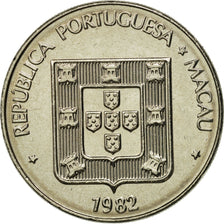 Monnaie, Macau, Pataca, 1982, Singapore Mint, FDC, Copper-nickel, KM:23.1