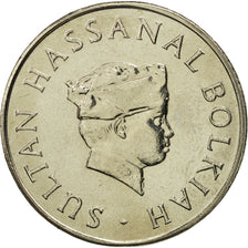 BRUNEI, Sultan Hassanal Bolkiah, 50 Sen, 1985, MS(65-70), Copper-nickel, KM:19