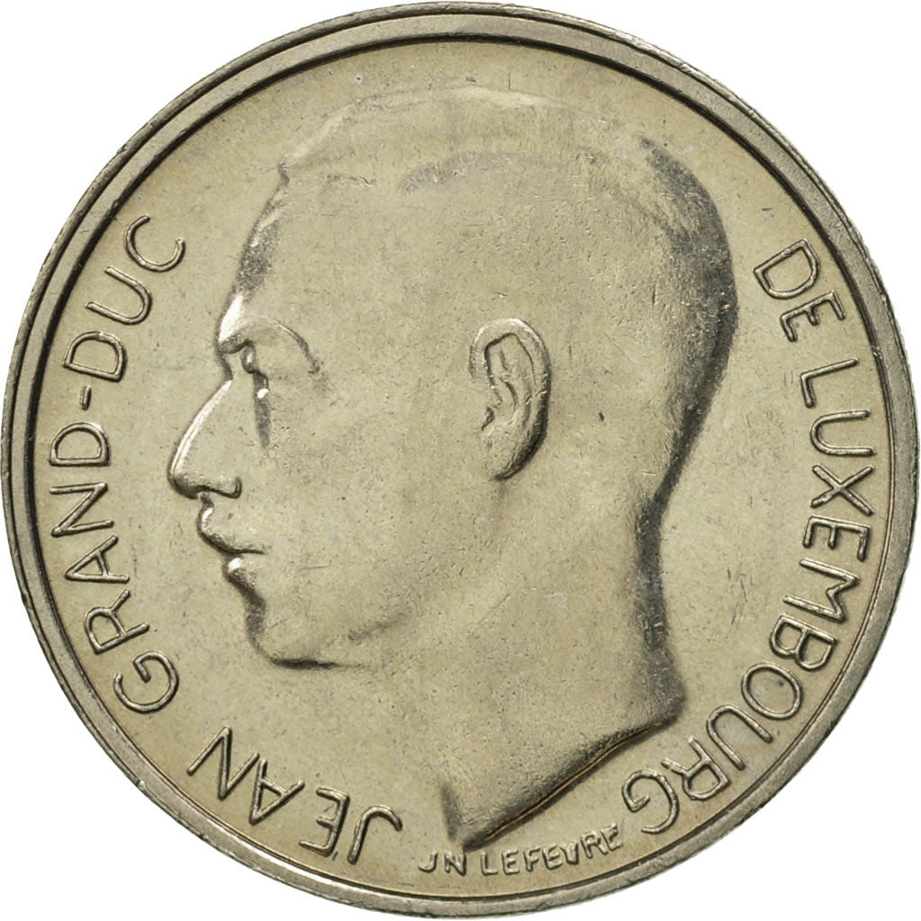 Coin, Luxembourg, Jean, Franc, 1981, MS(65-70), Copper-nickel, KM:55