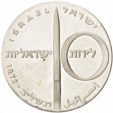 Israele, 10 Lirot, 1972, SPL-, Argento, KM:62