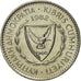 Moneda, Chipre, 25 Mils, 1982, FDC, Cobre - níquel, KM:40