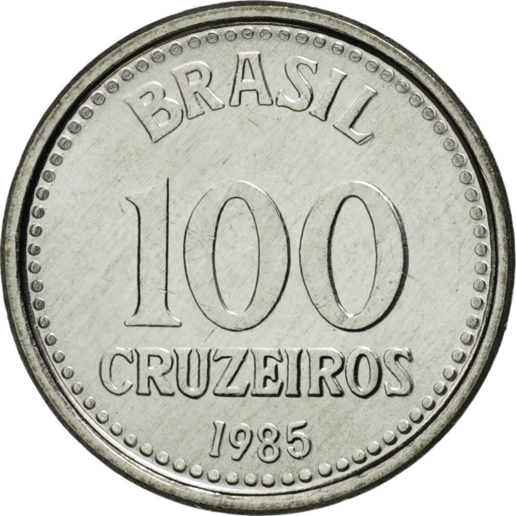 Monnaie, Brésil, 100 Cruzeiros, 1985, FDC, Stainless Steel, KM:595