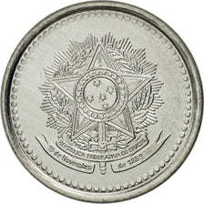 Coin, Brazil, 200 Cruzeiros, 1985, MS(65-70), Stainless Steel, KM:596