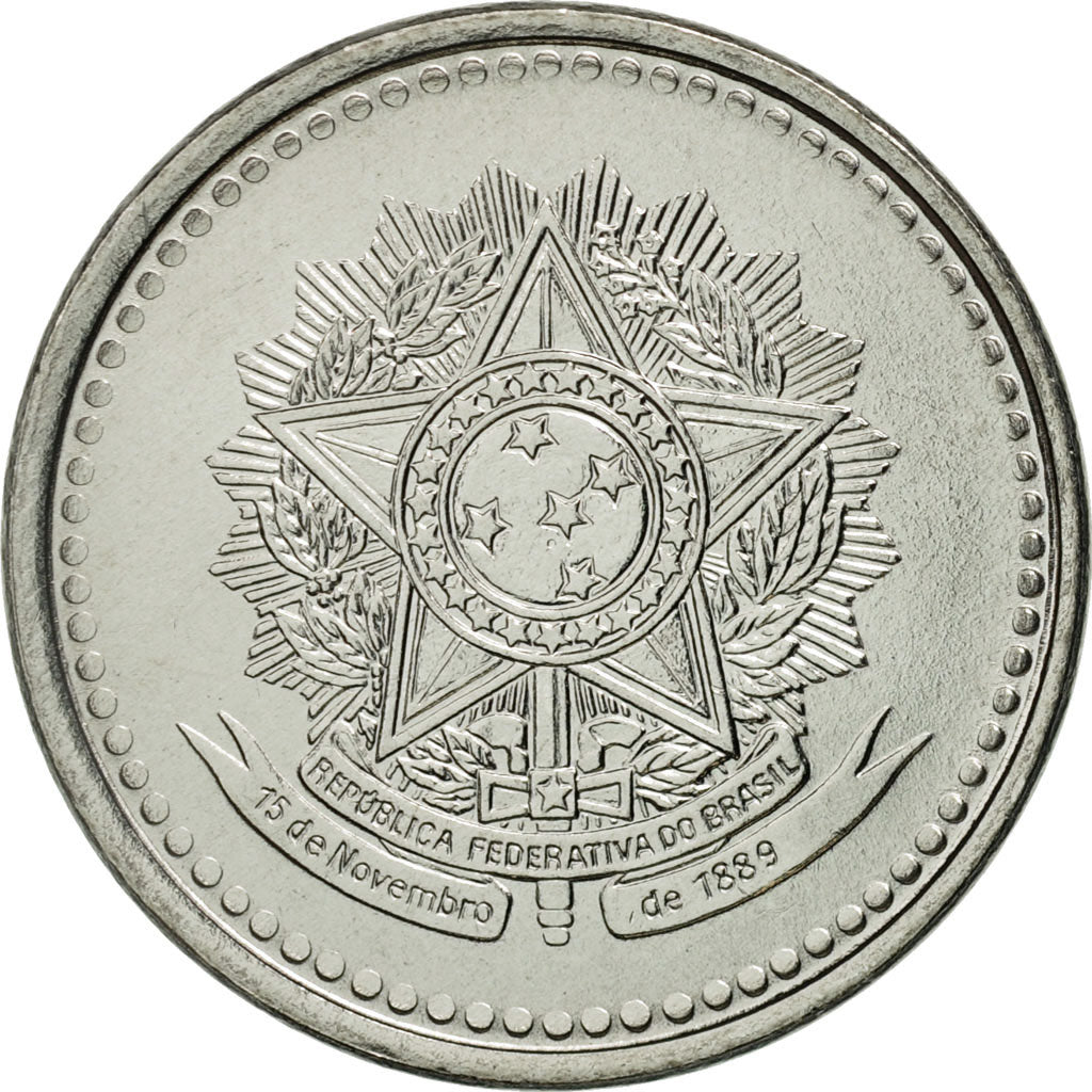 Brazil, 500 Cruzeiros, 1985, MS(65-70), Stainless Steel, KM:597