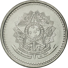 Brazil, 500 Cruzeiros, 1985, MS(65-70), Stainless Steel, KM:597