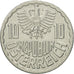 Coin, Austria, 10 Groschen, 1982, Vienna, MS(65-70), Aluminum, KM:2878