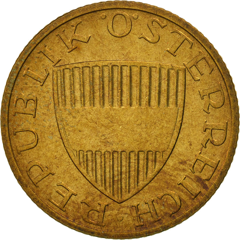 Coin, Austria, 50 Groschen, 1982, MS(63), Aluminum-Bronze, KM:2885