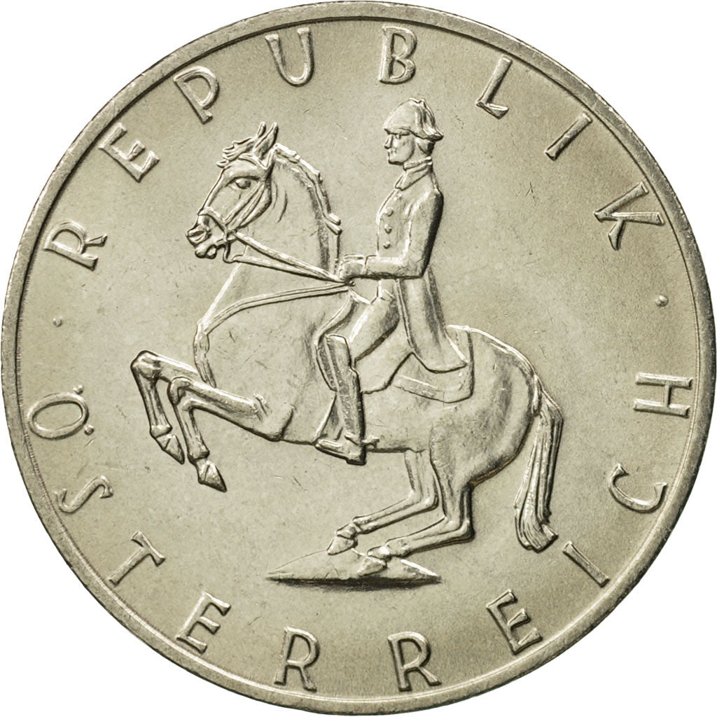Coin, Austria, 5 Schilling, 1982, MS(65-70), Copper-nickel, KM:2889a