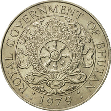 Bhutan, Ngultrum, 1979, MS(65-70), Copper-nickel, KM:49
