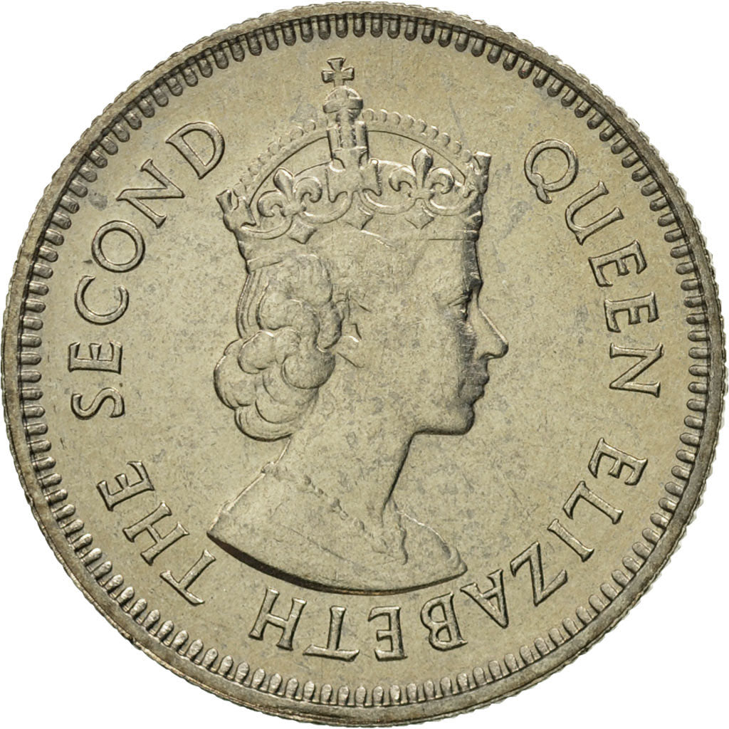 Coin, Belize, 10 Cents, 1980, Franklin Mint, MS(65-70), Copper-nickel, KM:35